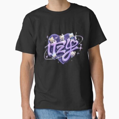 ITZY Cosmic Era K Pop Galaxy Logo T-shirt