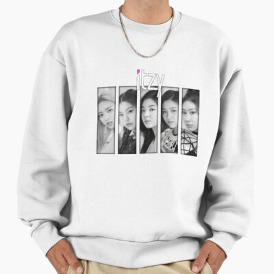 ITZY Members Kpop Art Design Bw Sweatshirt