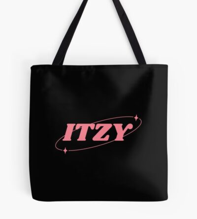 ITZY Aesthetic Kpop Cute Black Tote Bag