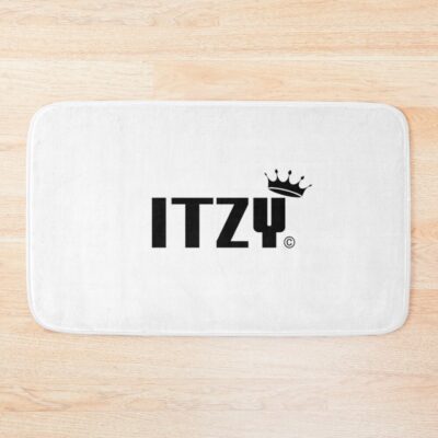 ITZY Crown Black Bath Mat