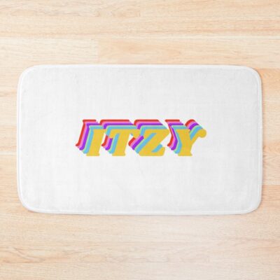 ITZY Stacked Letters Bath Mat