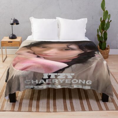 ITZY Chaeryeong Throw Blanket