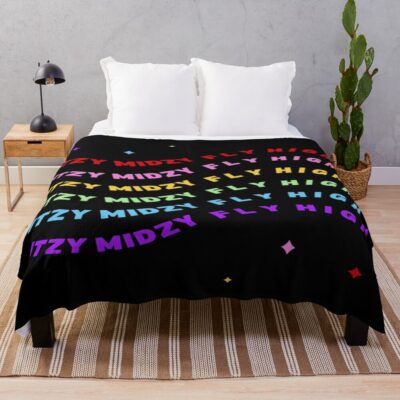 ITZY Midzy Fly High Flag Throw Blanket