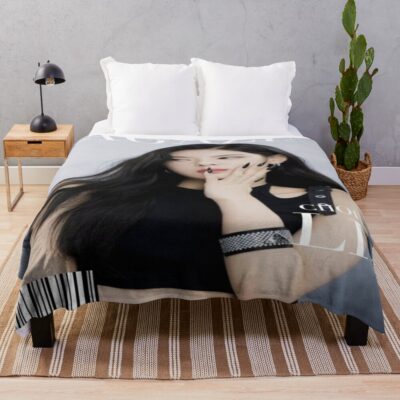 ITZY Lia Magazine Cover Throw Blanket