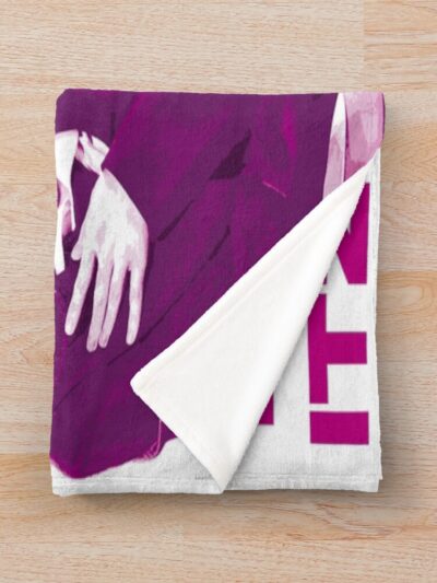 Alternative view of Ryujin ITZY Graphic Throw Blanket