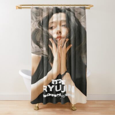 ITZY Ryujin Cute Shower Curtain