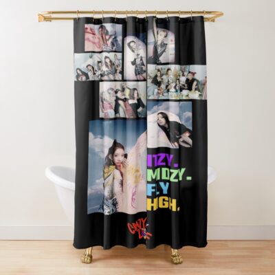 ITZY Midzy Fly High Shower Curtain