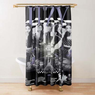 ITZY World Tour Shower Curtain