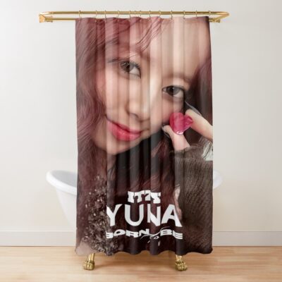 ITZY Yuna Born To Be Shower Curtain