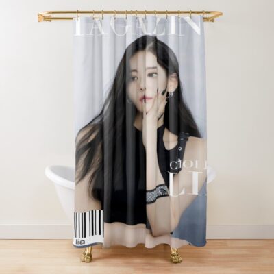 ITZY Lia Magazine Cover Shower Curtain