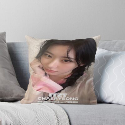 ITZY Chaeryeong Throw Pillow