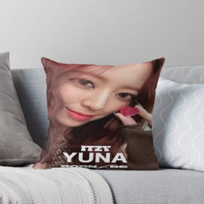 ITZY Yuna Born To Be Throw Pillow