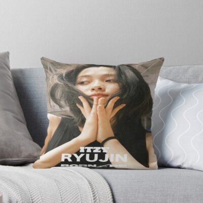 ITZY Ryujin Cute Throw Pillow