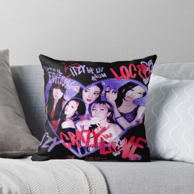 ITZY Simple Kpop Throw Pillow