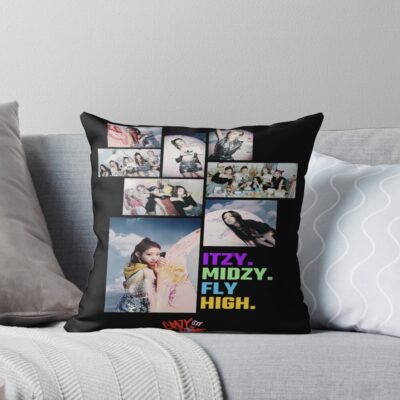 ITZY Midzy Fly High Throw Pillow